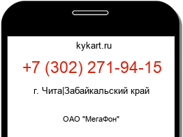 Информация о номере телефона +7 (302) 271-94-15: регион, оператор