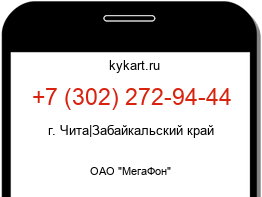Информация о номере телефона +7 (302) 272-94-44: регион, оператор