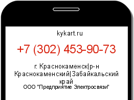 Информация о номере телефона +7 (302) 453-90-73: регион, оператор