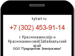 Информация о номере телефона +7 (302) 453-91-14: регион, оператор