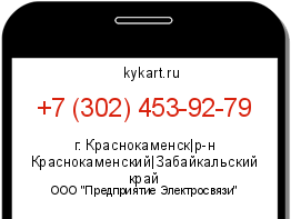 Информация о номере телефона +7 (302) 453-92-79: регион, оператор
