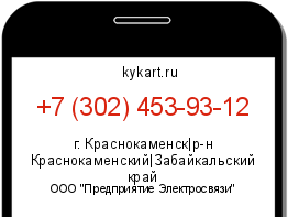 Информация о номере телефона +7 (302) 453-93-12: регион, оператор