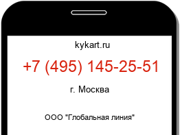 Информация о номере телефона +7 (495) 145-25-51: регион, оператор