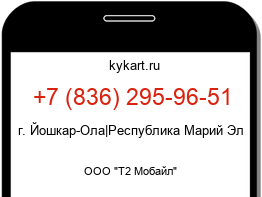 Информация о номере телефона +7 (836) 295-96-51: регион, оператор
