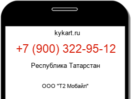 Информация о номере телефона +7 (900) 322-95-12: регион, оператор