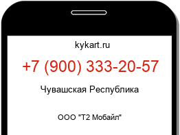 Информация о номере телефона +7 (900) 333-20-57: регион, оператор