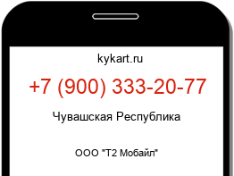 Информация о номере телефона +7 (900) 333-20-77: регион, оператор