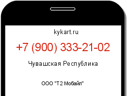 Информация о номере телефона +7 (900) 333-21-02: регион, оператор