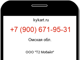 Информация о номере телефона +7 (900) 671-95-31: регион, оператор