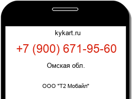 Информация о номере телефона +7 (900) 671-95-60: регион, оператор