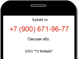 Информация о номере телефона +7 (900) 671-96-77: регион, оператор