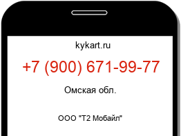 Информация о номере телефона +7 (900) 671-99-77: регион, оператор