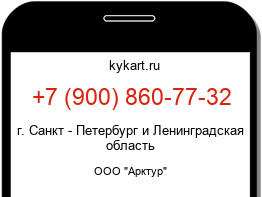 Информация о номере телефона +7 (900) 860-77-32: регион, оператор