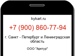 Информация о номере телефона +7 (900) 860-77-94: регион, оператор
