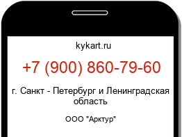 Информация о номере телефона +7 (900) 860-79-60: регион, оператор