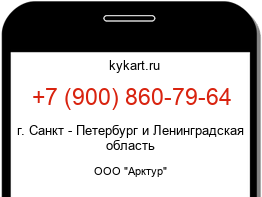 Информация о номере телефона +7 (900) 860-79-64: регион, оператор