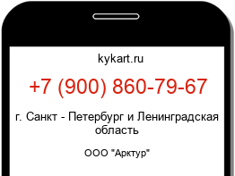Информация о номере телефона +7 (900) 860-79-67: регион, оператор