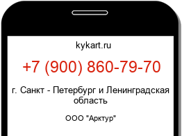 Информация о номере телефона +7 (900) 860-79-70: регион, оператор