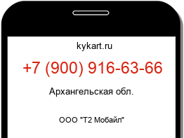 Информация о номере телефона +7 (900) 916-63-66: регион, оператор