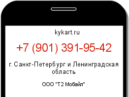 Информация о номере телефона +7 (901) 391-95-42: регион, оператор
