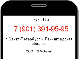 Информация о номере телефона +7 (901) 391-95-95: регион, оператор
