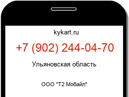 Информация о номере телефона +7 (902) 244-04-70: регион, оператор