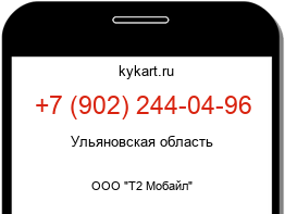 Информация о номере телефона +7 (902) 244-04-96: регион, оператор
