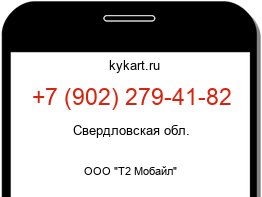 Информация о номере телефона +7 (902) 279-41-82: регион, оператор