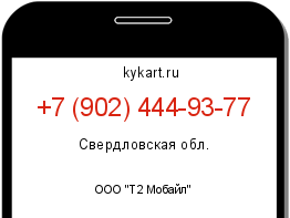 Информация о номере телефона +7 (902) 444-93-77: регион, оператор