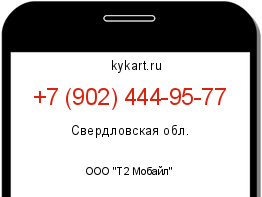 Информация о номере телефона +7 (902) 444-95-77: регион, оператор