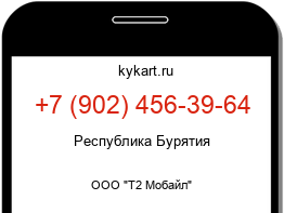 Информация о номере телефона +7 (902) 456-39-64: регион, оператор