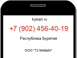 Информация о номере телефона +7 (902) 456-40-19: регион, оператор
