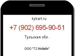 Информация о номере телефона +7 (902) 695-90-51: регион, оператор