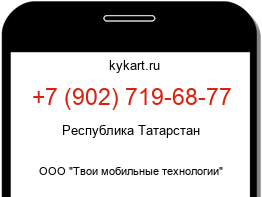 Информация о номере телефона +7 (902) 719-68-77: регион, оператор