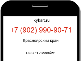Информация о номере телефона +7 (902) 990-90-71: регион, оператор