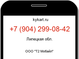 Информация о номере телефона +7 (904) 299-08-42: регион, оператор
