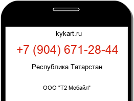 Информация о номере телефона +7 (904) 671-28-44: регион, оператор