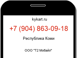 Информация о номере телефона +7 (904) 863-09-18: регион, оператор