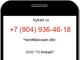Информация о номере телефона +7 (904) 936-46-18: регион, оператор