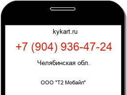 Информация о номере телефона +7 (904) 936-47-24: регион, оператор