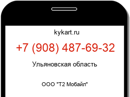 Информация о номере телефона +7 (908) 487-69-32: регион, оператор