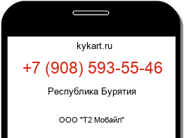 Информация о номере телефона +7 (908) 593-55-46: регион, оператор