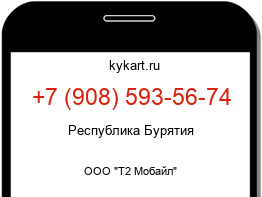 Информация о номере телефона +7 (908) 593-56-74: регион, оператор
