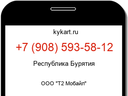 Информация о номере телефона +7 (908) 593-58-12: регион, оператор