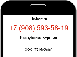 Информация о номере телефона +7 (908) 593-58-19: регион, оператор