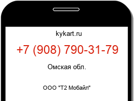 Информация о номере телефона +7 (908) 790-31-79: регион, оператор