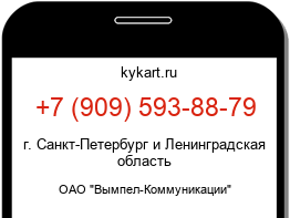 Информация о номере телефона +7 (909) 593-88-79: регион, оператор