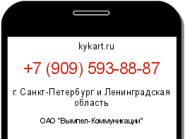 Информация о номере телефона +7 (909) 593-88-87: регион, оператор