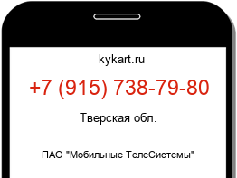Информация о номере телефона +7 (915) 738-79-80: регион, оператор