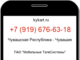 Информация о номере телефона +7 (919) 676-63-18: регион, оператор